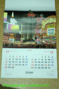 Zippo Japan Calender 2004 Specialy Thanks to MARI g