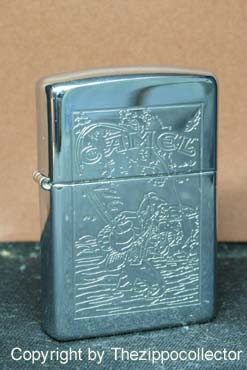 Z114 Joe`s Fishing Chrome Zippo