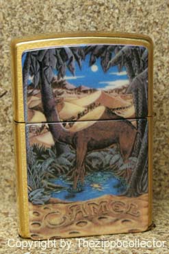 Z214 Camel 24-Hours Zippo Back