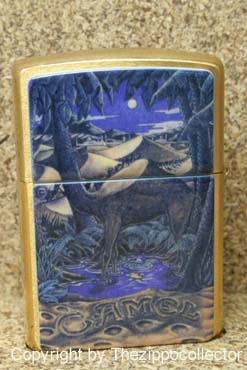 Z214a Prototype Camel 24-Hours Zippo Back