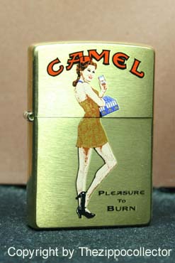 Z530 Ginger Standing Camel Tin Replica