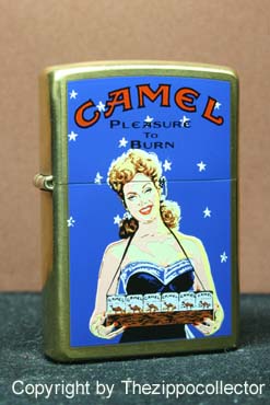 Z536 Cigarette Lady Camel tin Replica 