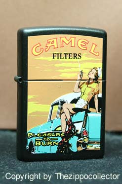 Z638 Camel Filter Lady on Car