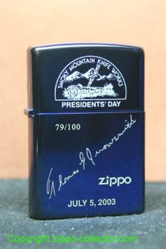 Presidents Day 2003 Blue Indigio