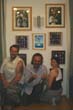 9e Claudio, Doris and I in front of our Mazzis