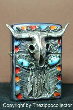 Original Zippo, Bullhead,not licensed ennobled by CHRIS