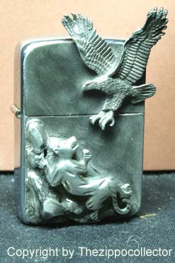 Original Zippo, Fighting Ealgle,not licensed ennobled by CHRIS