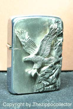 Original Zippo, Flying Eagle,not licensed ennobled by CHRIS
