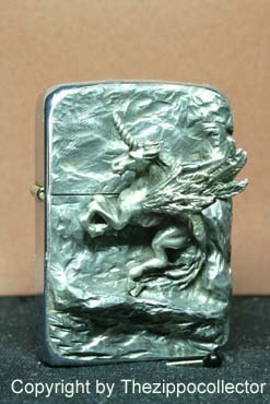 Original Zippo, Flying Horse,not licensed ennobled by CHRIS