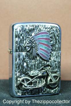 Original Zippo, Indian,not licensed ennobled by CHRIS