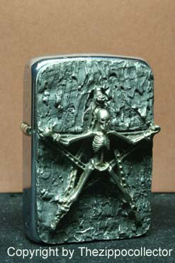 Original Zippo, Pentagramm,not licensed ennobled by CHRIS