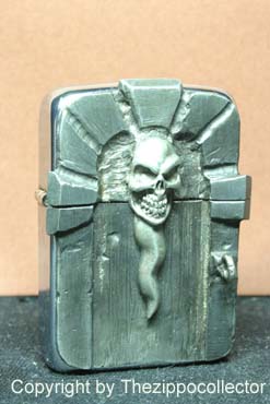 Original Zippo, Skully,not licensed ennobled by CHRIS