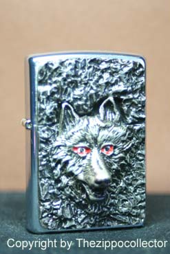 Original Zippo, Wolf,not licensed ennobled by CHRIS