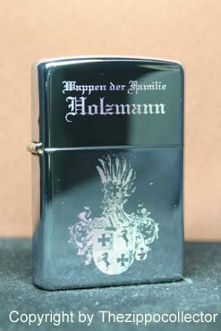 Original Zippo,Family Weappon,not licensed Laser engraved by Frank