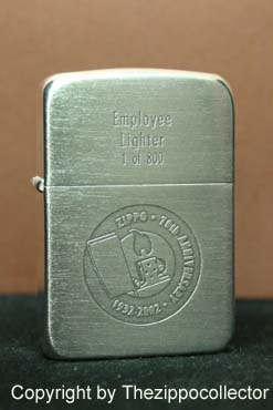 Sterling Silver Plated Employee Lighter 1 of 800