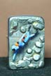 Original Zippo, Blue Diver,not licensed ennobled by CHRIS
