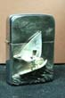 Original Zippo, Surfer,not licensed ennobled by CHRIS
