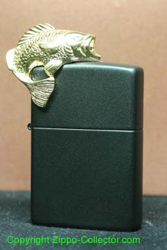 Sculpture black matte FISH