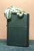 Sculpture black matte ELEPHANT